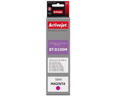Activejet AB-D100M Ink cartridge for Brother printers, replacement for Brother BT-D100M; Supreme; 50 ml; magenta