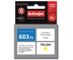 Rašalo Kasetė - Activejet AE-603YNX, Geltona