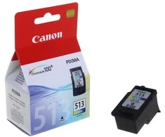 Trispalvis Canon CL-513 | Rašalo kasetė | Žydra, purpurinė, geltona