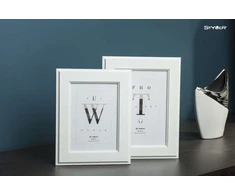 Rėmas - Styler 40x50 Malmo MDF Nuotraukų Rėmas Su Stiklo Priekiu Baltas