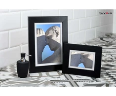 Rėmas - Styler Lahti 40x50 cm MDF Nuotraukų Rėmas Su Stiklo Priekiu Juodas