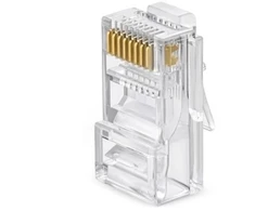 RJ45 jungtis - EXTRA DIGITAL CAT5E prakišami moduliniai kištukai, 100 vnt.