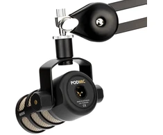 Rode Mikrofonas - RØDE PodMic, Dinaminis, Juodas