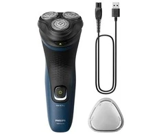 Barzdaskutė Philips S1151/00 men's shaver Rotation shaver Trimmer Juodas, Mėlyna