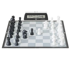 Šachmatų Rinkinys - DGT1002 Bonus Laikmatis Modernūs Staunton Priedai 70mm Karalius 345mm Lenta