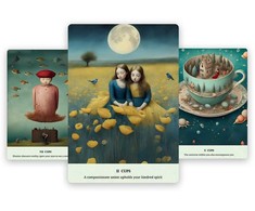 Sacred Scribe Publishing Taro kortų rinkinys - First Aid for Broken Hearts Tarot, 78 Kortos Su Instrukcijų Knyga