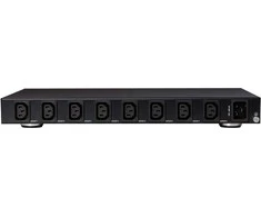 Šakotuvas Energijos Pasiskirstymo Įrenginys - Lindy 8 Port IPower Switch Smart PDU, 8 Metered &amp; Switched Outputs, Juoda
