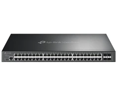 Šakotuvas Jungiklis - TP-Link Omada valdomas 48 prievadų „Gigabit“ L2+ su 4 10GE SFP+ lizdais