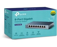 Šakotuvas Jungiklis - TP-Link TL-SG108 juodas
