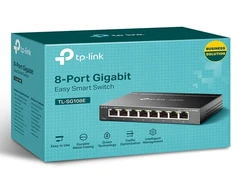 Šakotuvas Jungiklis - TP-Link TL-SG108E juodas