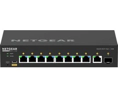 Šakotuvas Komutatorius - NETGEAR 8x1G PoE+ 110W 1x1G ir 1xSFP Valdomas Komutatorius