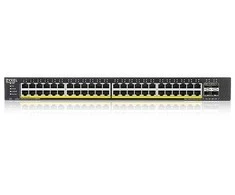 Šakotuvas ZYXEL XGS1935-52HP, 52 PORT LITE-L3 SMART MANAGED POE SWITCH, 48X GIGABIT POE AND 4X 10G SFP+, HYBRID MODE, STANDALONE OR NEBULAFLEX CLOUD, 375 WATT POE (5Y WARRANTY)