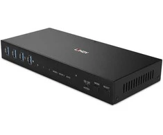 KVM Jungiklis - LINDY Dvigubas HDMI 4K60 USB 3.0 KVM Jungiklis su Nuotoliniu Valdymu