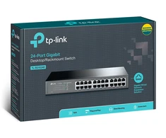 Šakotuvas Tinklo jungiklis - TP-Link 24-Port Gigabit Desktop/Rackmount