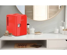 ELLE Home ESDAF101RDEU 4L Mini Šaldytuvas Raudona