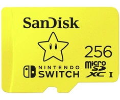 San Disk Atminties kortelė - SanDisk Nintendo Switch 256 GB geltona