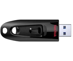 San Disk USB Atmintinė - SanDisk Ultra 512GB 130MB/s USB 3.0 Su SecureAccess Juoda