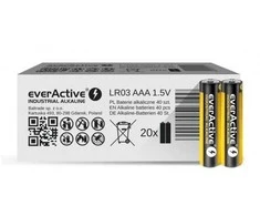 Šarminės Baterijos - everActive Industrial AAA / LR03 40 Vienetų