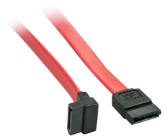 SATA Kabelis - Lindy SATA III 90° 0,2 m 7 kontaktų