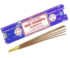 Nag Champa Satya Sai Baba Agarbatti smilkalų lazdelės, 40g