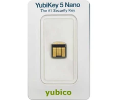 Saugumo raktas - Yubico YubiKey 5 Nano USB saugumo raktas FIDO2, U2F suderinamumas