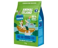 Sausas Šunų Maistas - Animal Island Super lašiša 3kg