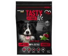 Sausas Šunų Maistas - BIOFEED Tasty Life Jautiena 3kg Vidutinėms ir Didelėms Veislėms