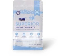 Sausas šunų maistas - FISH4DOGS Superior Senior lašiša 1,5kg begrūdis