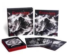 Schiffer Publishing Tarot Kortų Rinkinys - Bloodlands Oracle 42 Kortų Gidas Dėžutė 16x14.5x3.6cm