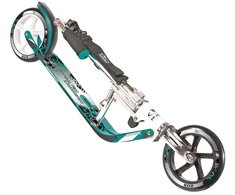Scooter - Hudora BigWheel 205, 100 kg Maksimalus Apkrova, Reguliuojamos Vairo Rankenos, Turkuazinė