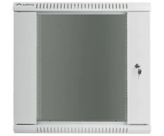Serverio Spinta - Lanberg 19'' 12U 600x600mm Pilka su Stiklinėmis Durimis