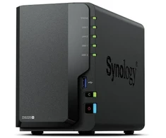 Serveris Tinklo Prijungtas Saugojimas - Synology DS225+ Intel Celeron J4125 2-Bay NAS Juodas