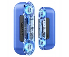 Ocoopa UT2s GamerPro, 2x 5000 mAh, iki 2*8 val., 18 W išorinė baterija, LED, mėlyna