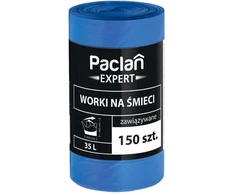 Dėklas Šiukšlių Maišai - PACLAN, 150 vnt., 35L, Mėlyna