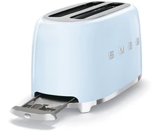 Skrudintuvas - SMEG TSF02PBEU 2x4 Slots, Pastelinė Mėlyna