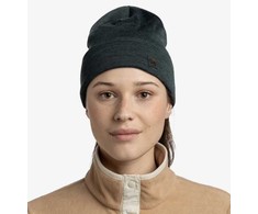Skrybėlė - Buff Heavyweight Merino Wool Unisex Lauko Tamsiai Žalia