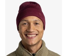 Skrybėlė - Buff Midweight Merino Wool 250 g/m² Unisex Raudona