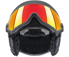 Kask narciarski UVEX Wanted Visor 58-61cm L juoda