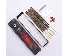 Smilkalai - Crystal Scents Šafrano Smilkalai su Agato Kristalais