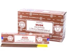 Smilkalų lazdelės Musk, Satya, 15 g