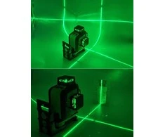Sndway Lazerinis nivelyras 3D, iki 30m, žalio spindulio