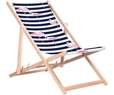 Sodo Baldai - GreenBlue GB183 Klasikinis Bukas Lauko Kėdė, Reguliuojama Atlošo, 110 Kg Talpa, Flamingo