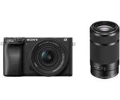 Sony A6400 + 16-50mm OSS II + 55-210mm OSS (Juodas) | (ILCE-6400Y/B) | (α6400) | (Alpha 6400)