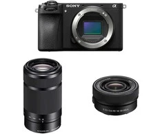 Sony A6700 + 16-50mm OSS II + 55-210mm OSS (Juodas) | (SEL55210/B) | (SELP16502) | (ILCE-6700B) | (Alpha 6700)