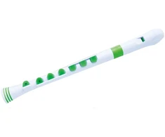 NUVO Recorder+ soprano recorder, baltas and žalias
