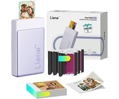 Liene Pearl N200 Pro 2x3" Portable Photo Spausdintuvas Kit (Violetinė)