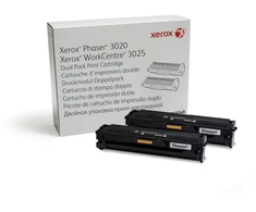 Spausdintuvas Tonerio Kasetė - Xerox Phaser 3020 / WorkCentre 3025 Dual Pack, 6000 Puslapių, Juoda
