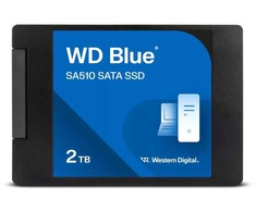 SSD - Western Digital Mėlyna SA510 2TB Vidinė SSD 6000MB/s Juoda