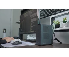 Corsair AI WORKSTATION 300 DESKTOP PC Copilot+ PC AMD Ryzen AI Max+ PRO 395 128 GB LPDDR5x-SDRAM 2x2 TB SSD Windows 11 Home SFF Juodas