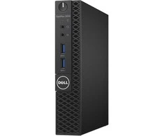 Stacionarus kompiuteris Dell OptiPlex 3050 micro; Intel® Core™ i3-7100T (2C/4T, 2.4-3.4 GHz, 3MB) | 8GB DDR4 RAM | 256GB SSD | Windows 11 Pro | Atnaujintas
